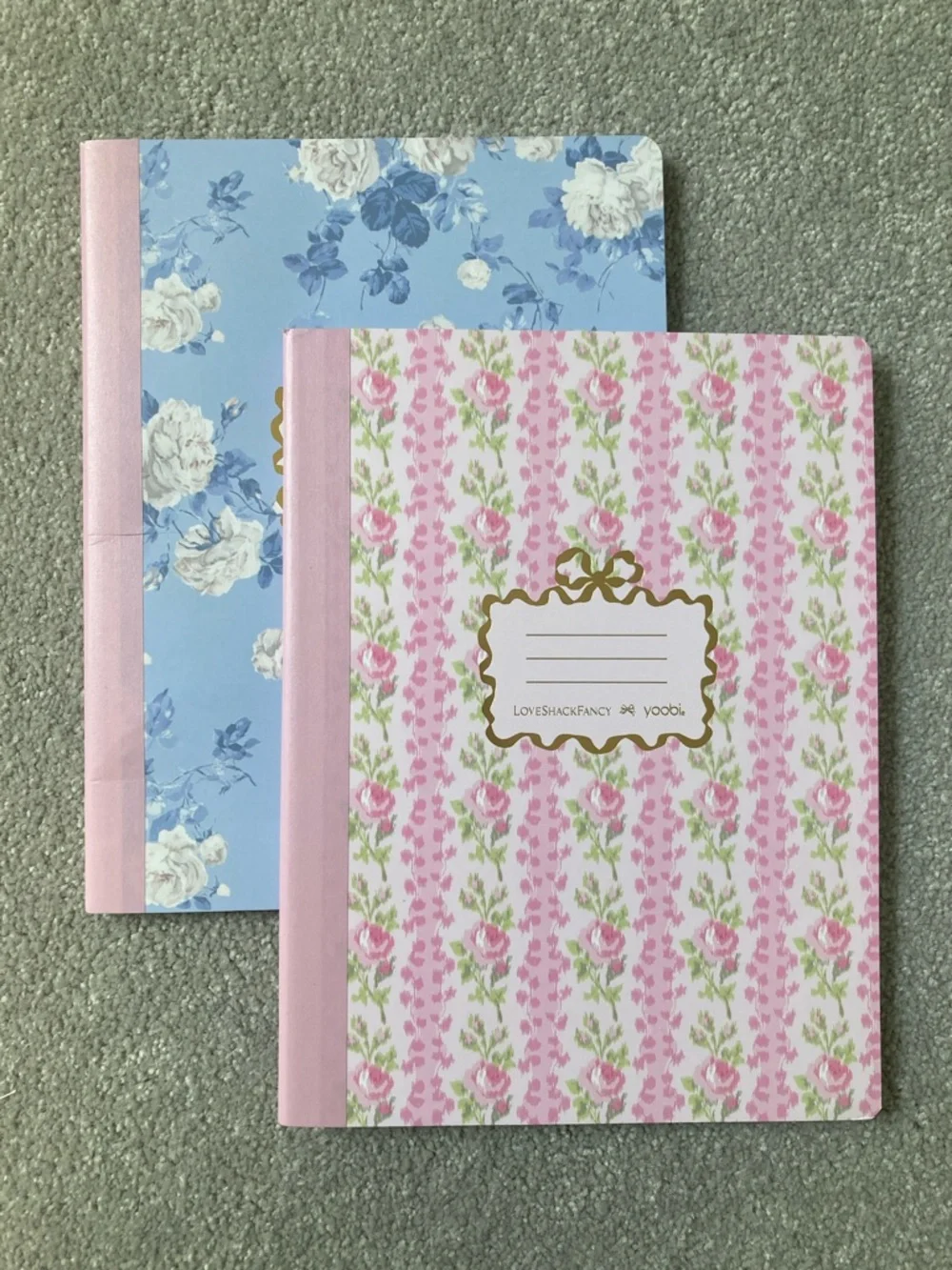 IN-HAND | LoveShackFancy x Target Yoobi Set of 2 Composition Notebooks